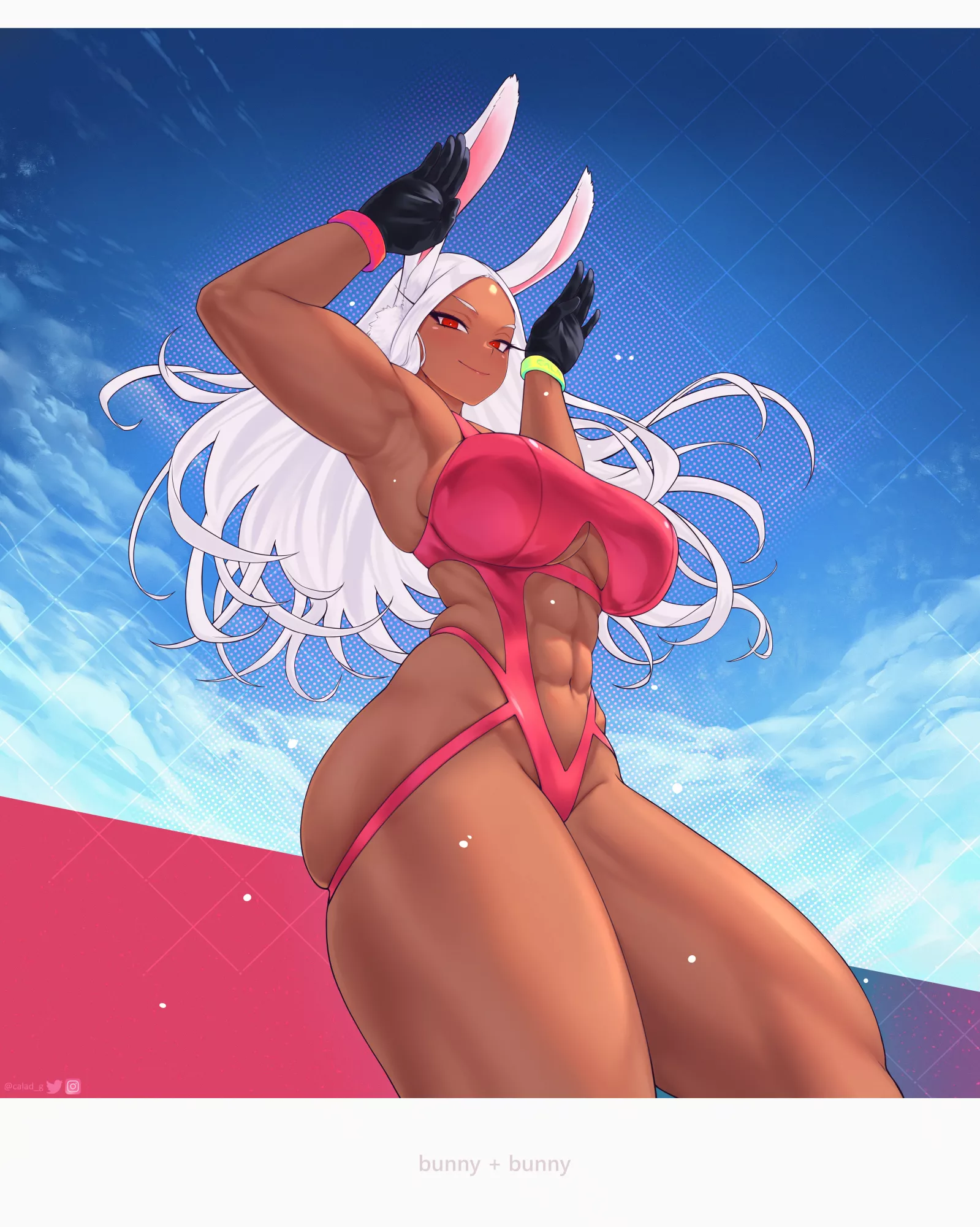 Mirko Strong Bunny Swimsuit ( gabriel carrasquillo) [My Hero Academia]