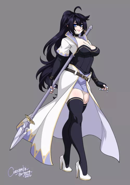 Mithrildis characterart [by Crescentia Fortuna / Projekt Wolfenstahl]