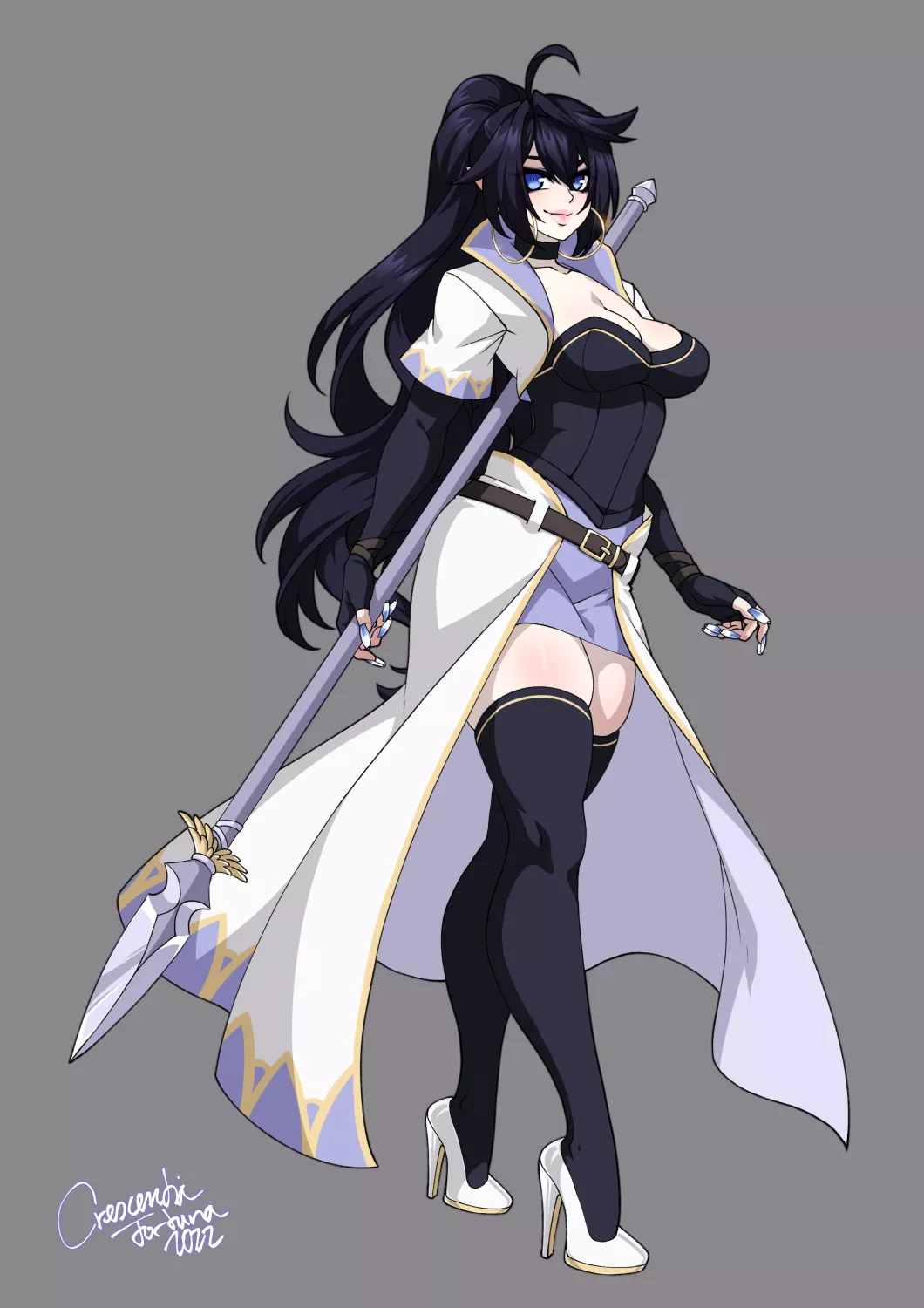 Mithrildis characterart [by Crescentia Fortuna / Projekt Wolfenstahl]