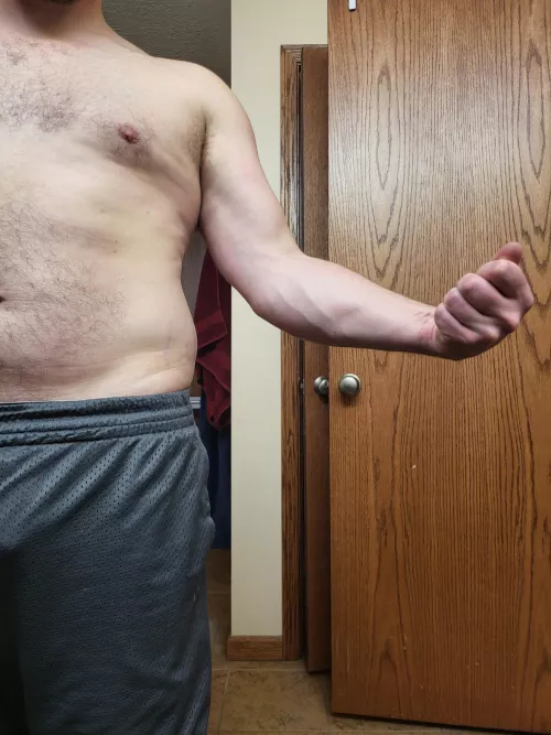 More veins showing up after a workout