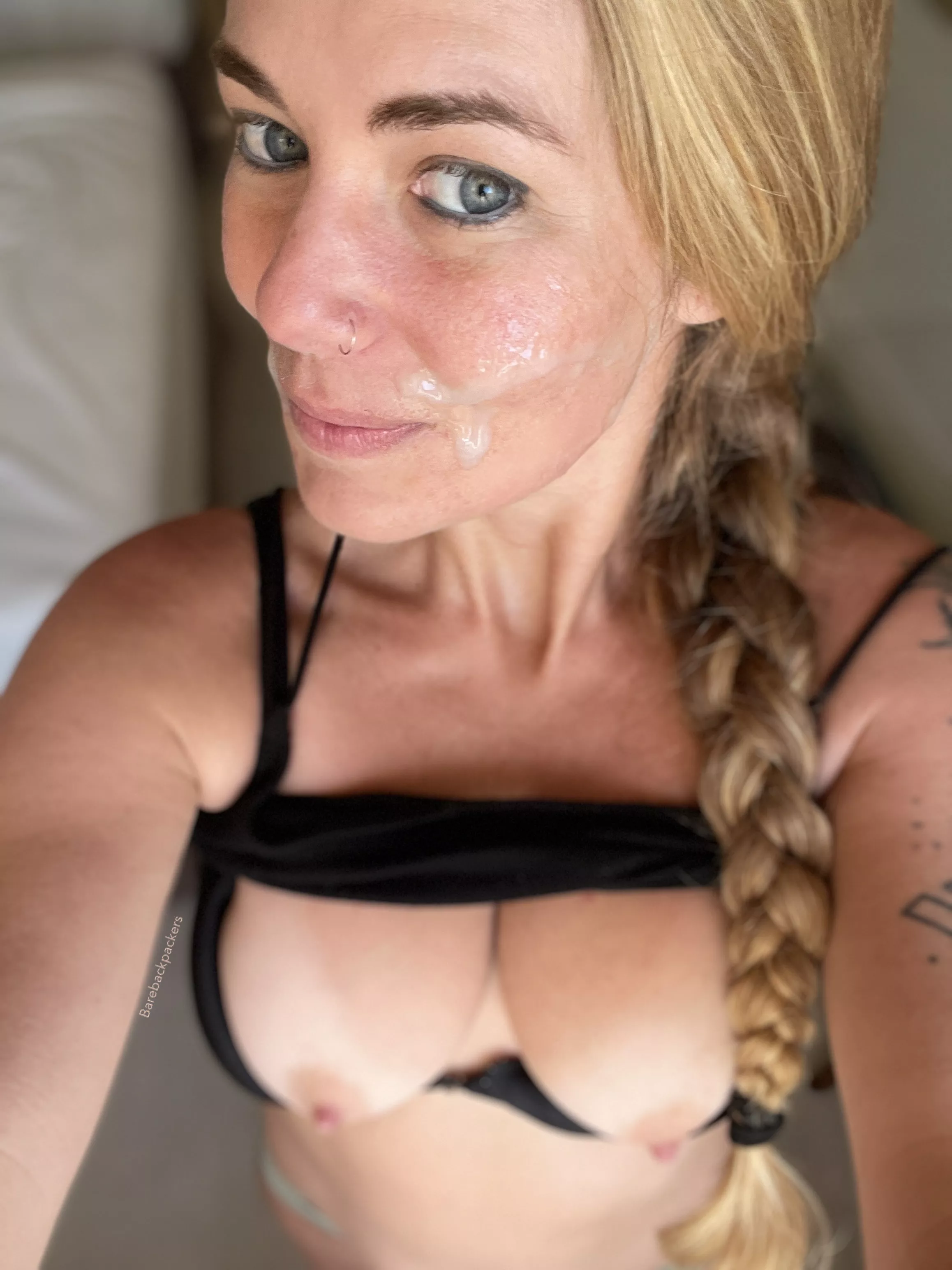 Mummy got a cheeky facial this morning before work