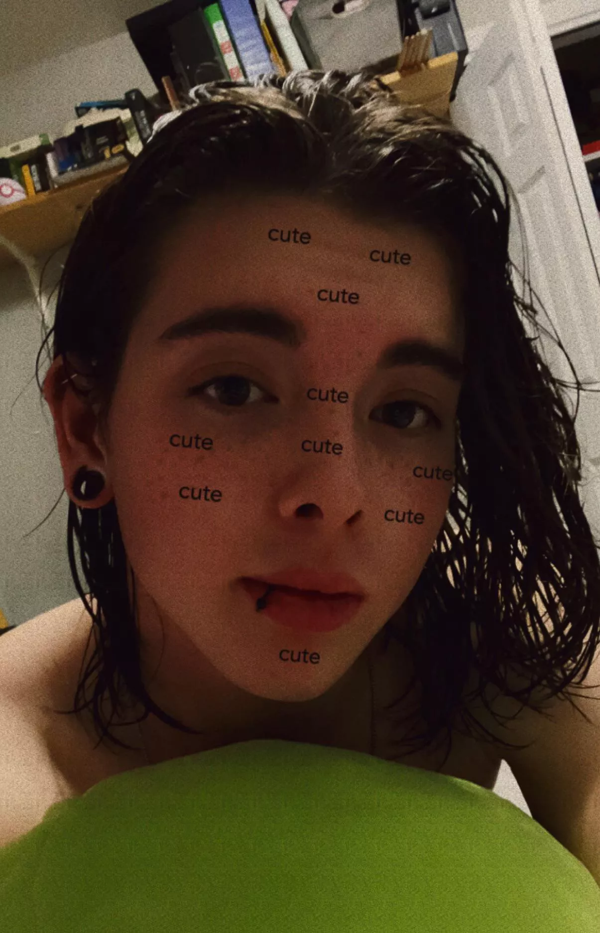 My hairs so stringy when wet