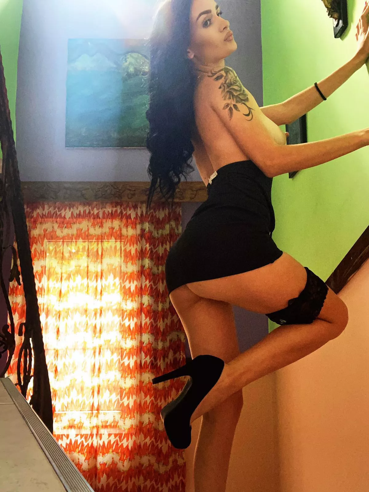 My heels go well with your tongue