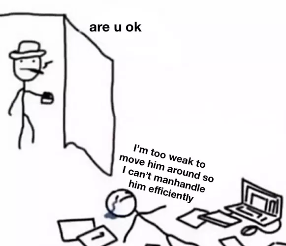 Non-buff Domme struggles