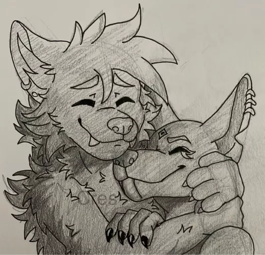 “Of course I’m here for you. I always will be!” [art by me]