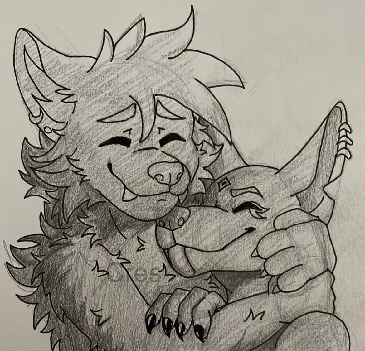 “Of course I’m here for you. I always will be!” [art by me]