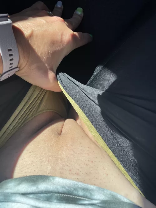 Peek from my driver seat