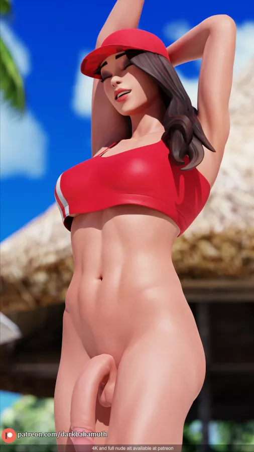 Ruby having a little stretch (Darkbahamuth)