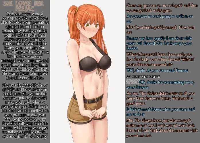 She Loves Her Prejac [Premature Ejaculation][Gentle Femdom][JOI]