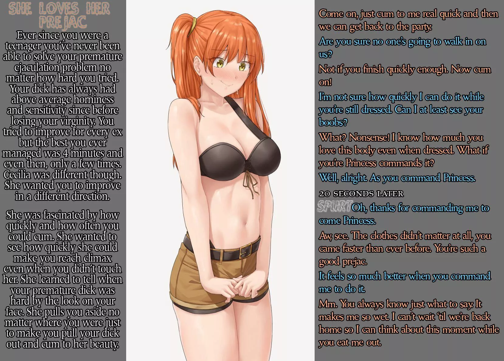 She Loves Her Prejac [Premature Ejaculation][Gentle Femdom][JOI]