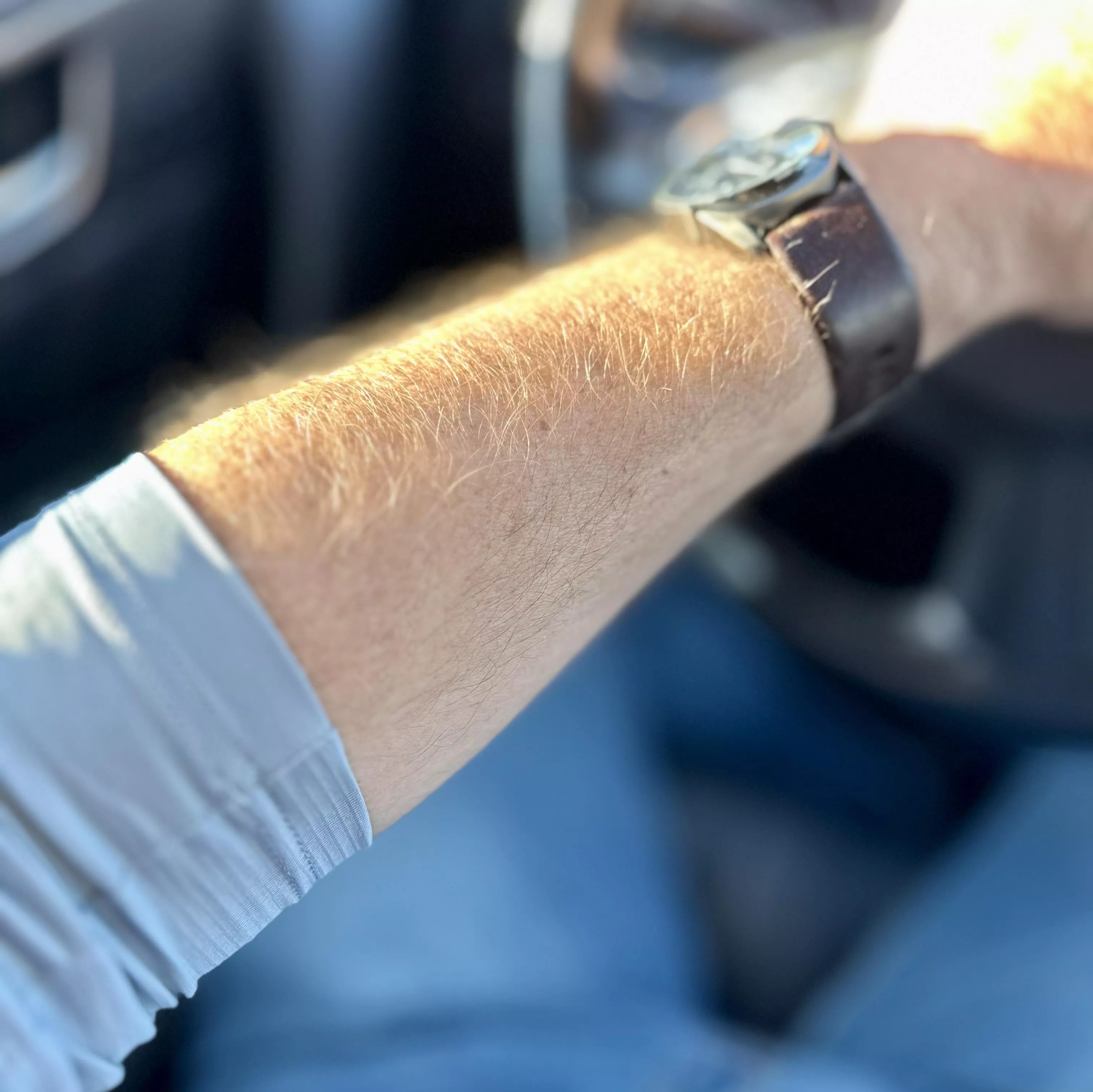 The last rays of Sun.