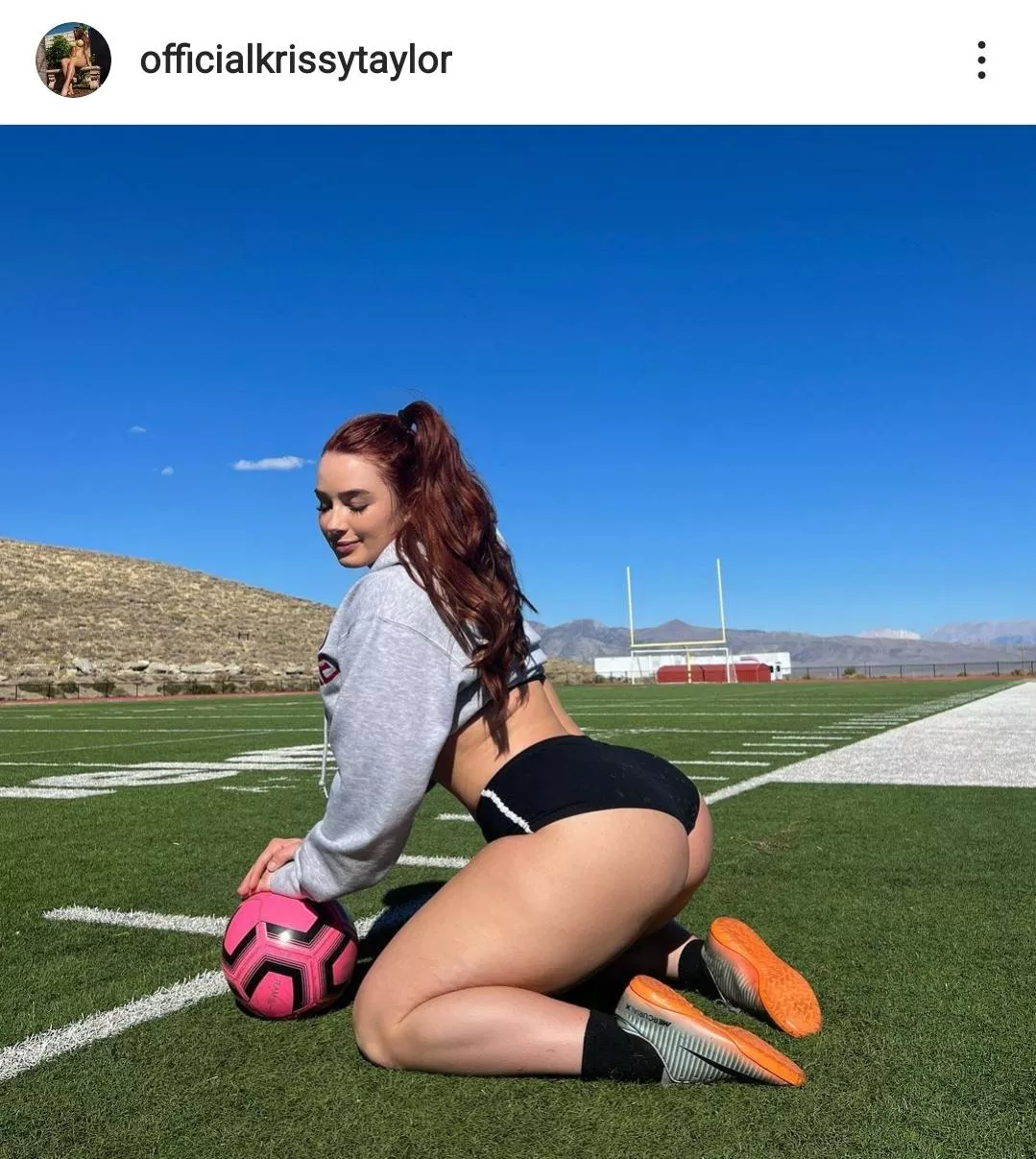 Thick ass soccer chick Krissy