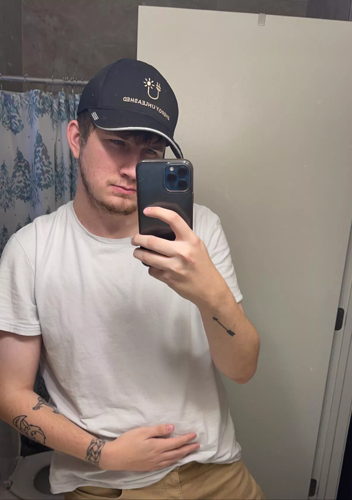 This is the result of me forgetting my shaver on a 5 day trip 😬 I wish I was one of those guys that could actually grow facial hair that isn’t patchy.