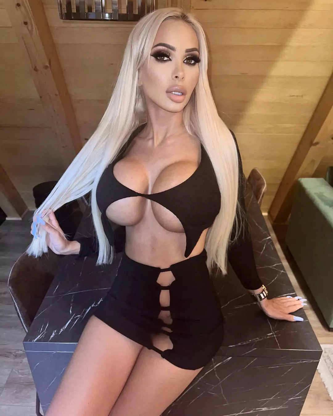 Top hanging on for dear life