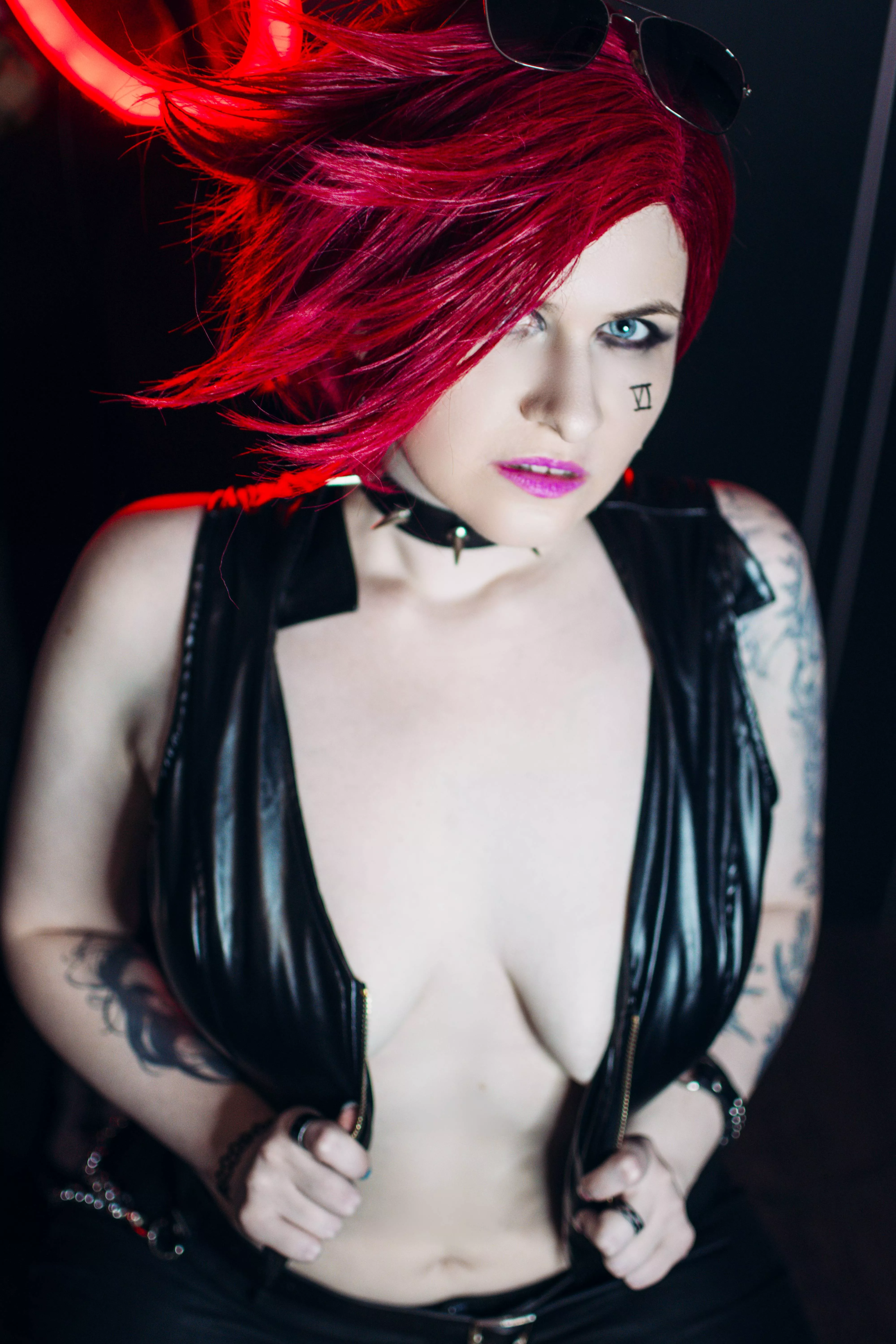 Vi from League of Legends (Pentakill version) by PeachyMuffin