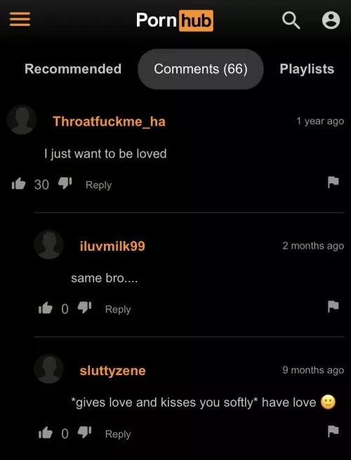 Watching porn making me feel more lonely ngl.