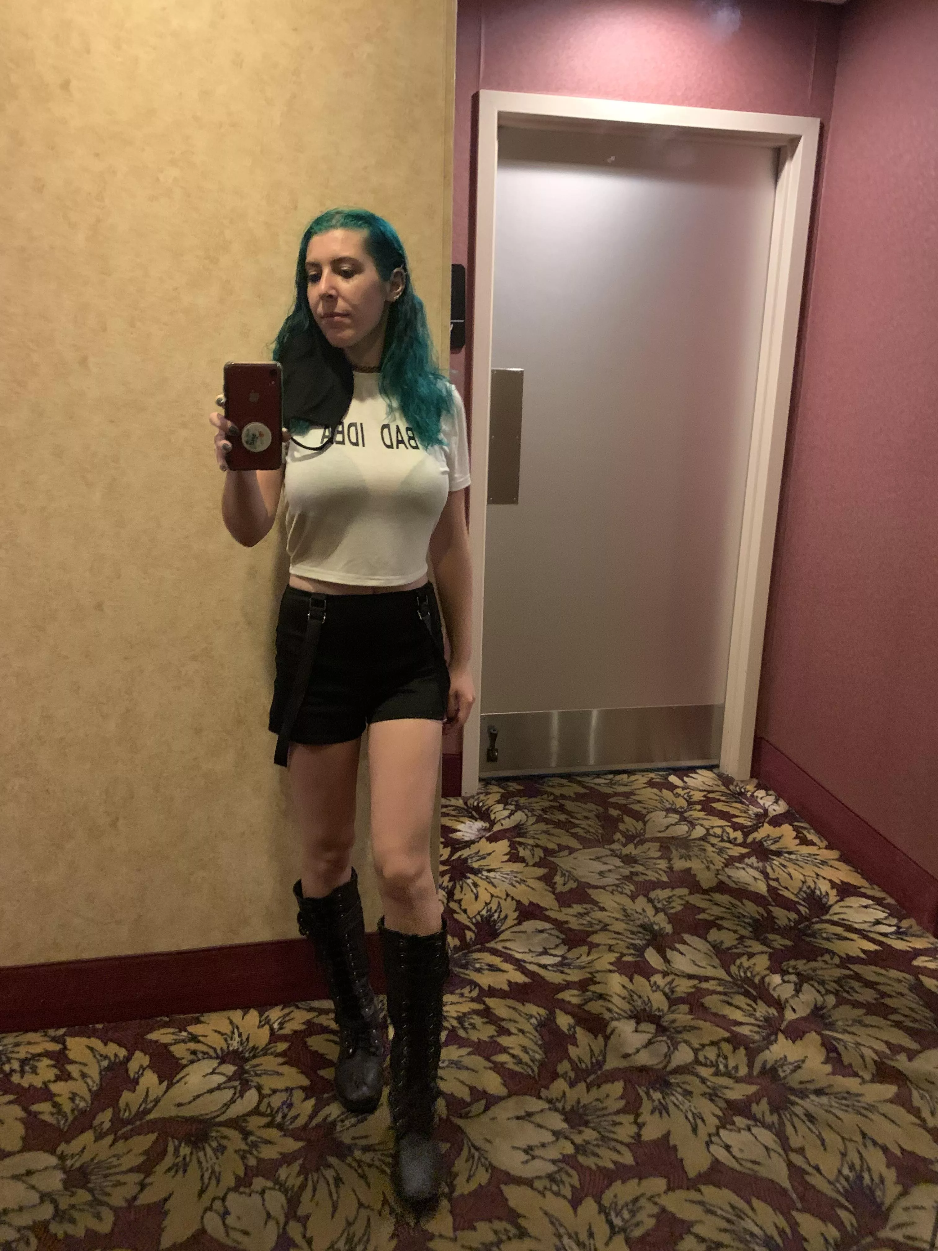 Wearing a warning label for you [domme]