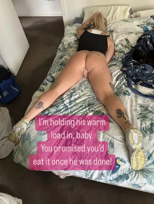 You can’t back out now, babe.