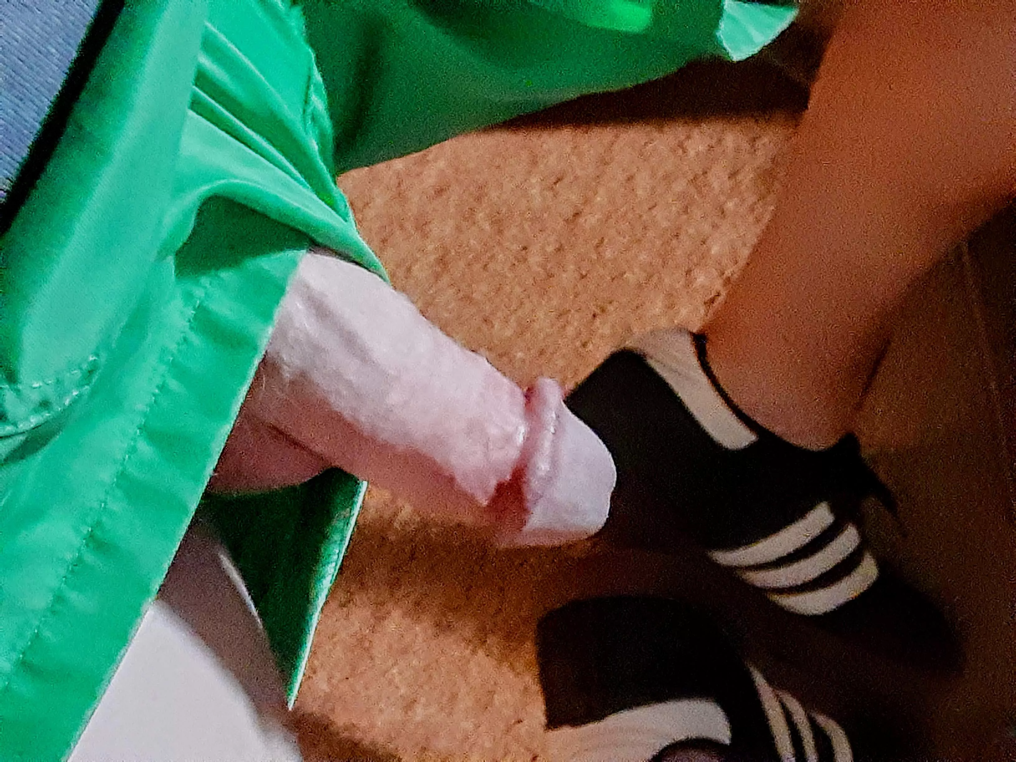 A pale white gingers wank