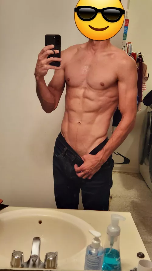 A very sexy follower has motivated me to stop relying on just luck. Hoping this will force me to keep it up this time. I moved some weights around today.