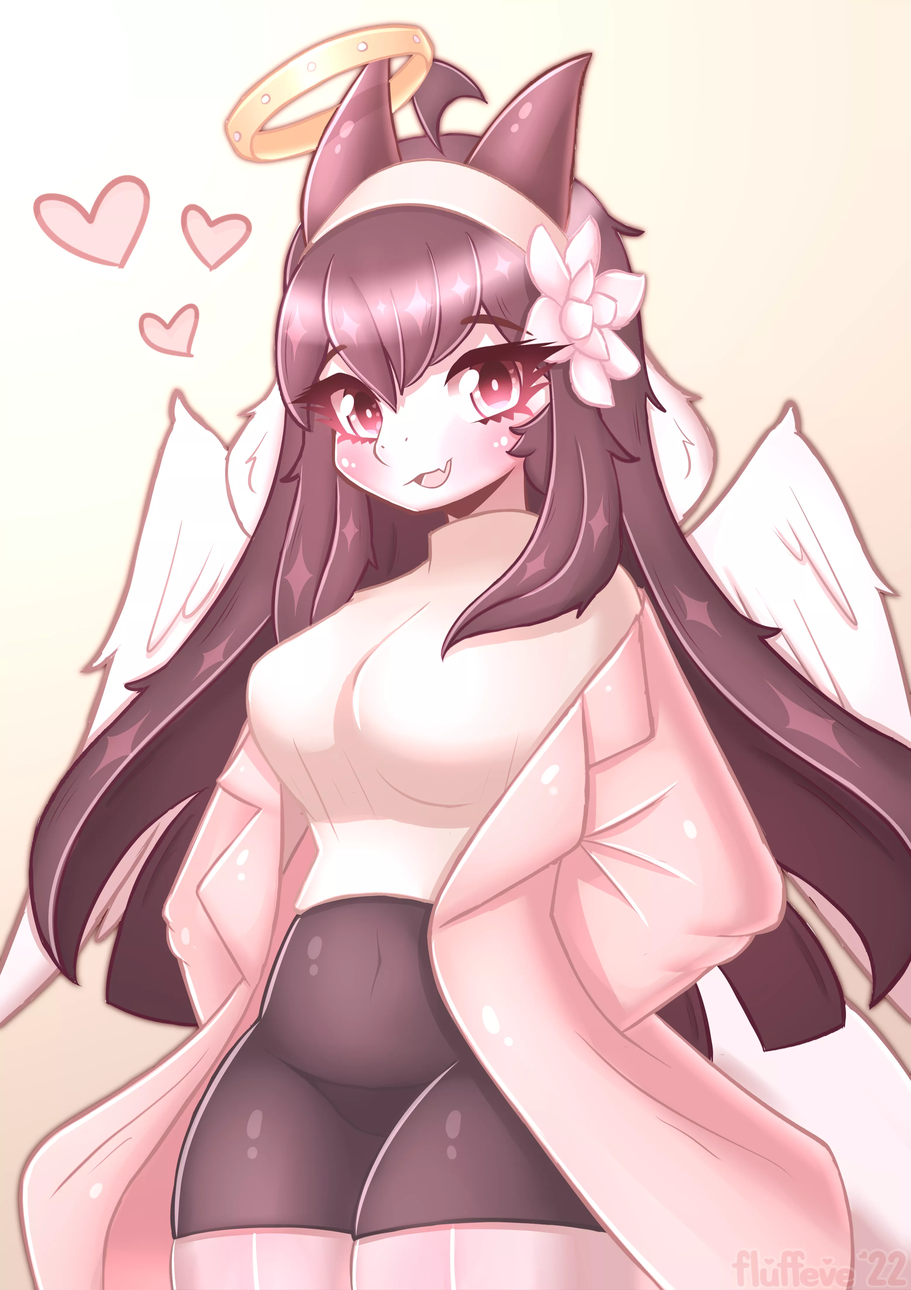 Casual 🍂 (Art by me: @fluffeve on Twitter)