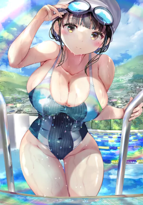 Climbing Out Of The Pool (Ogata Tei ) [Original]