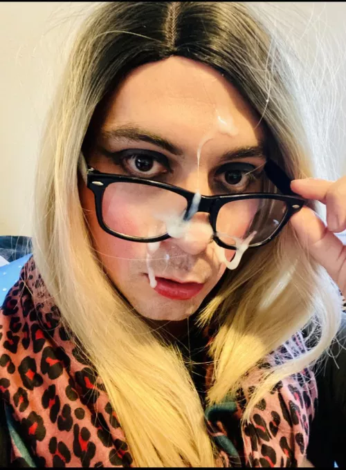 Dripping off my glasses!