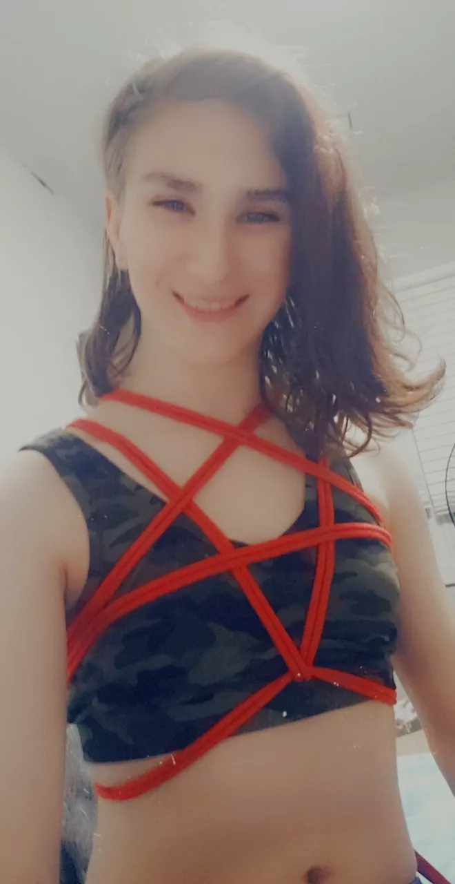 First time harness selftie