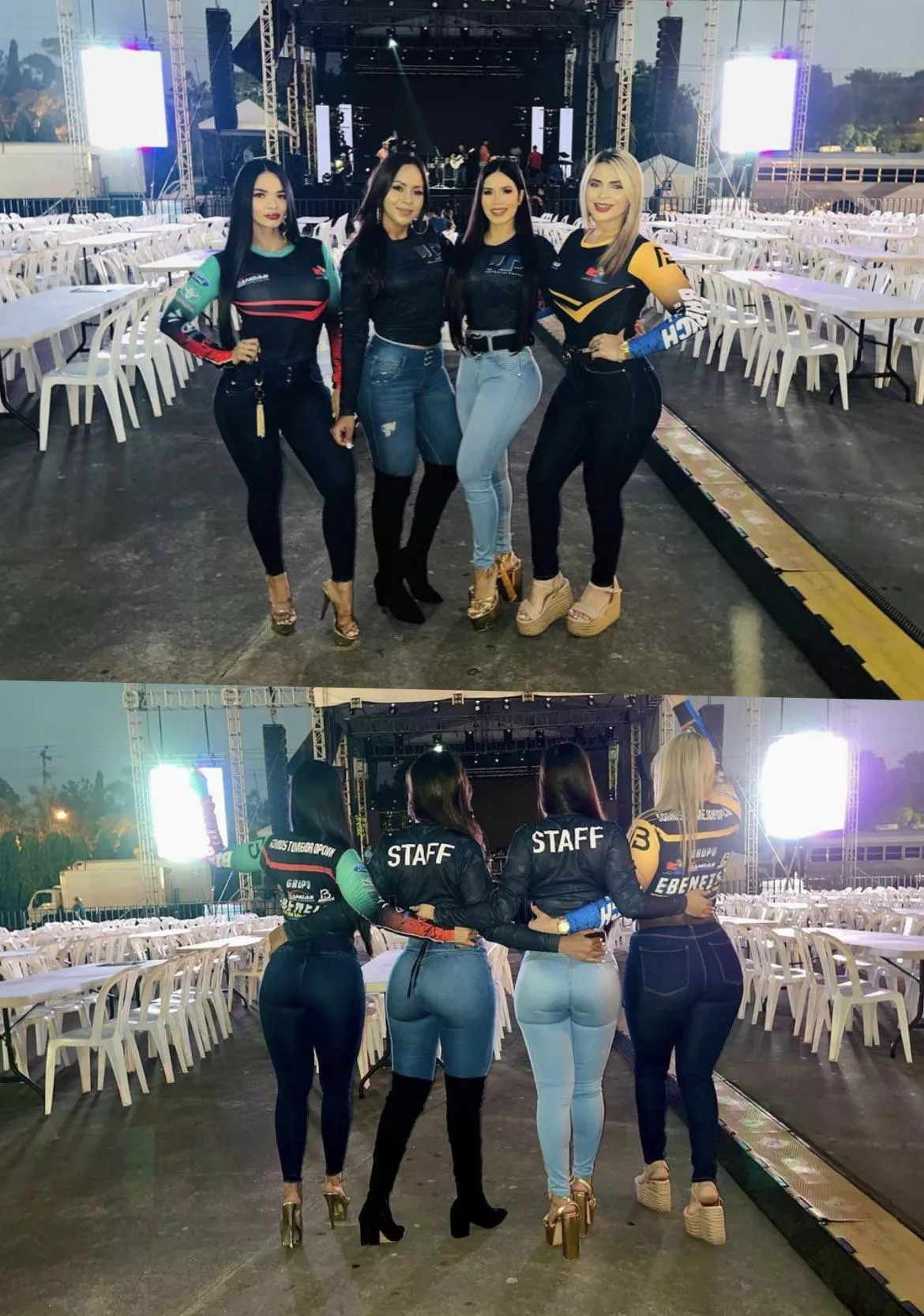 Front and back, which one?