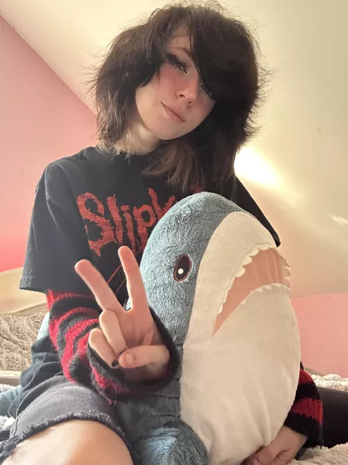 Good morning from me n blahaj