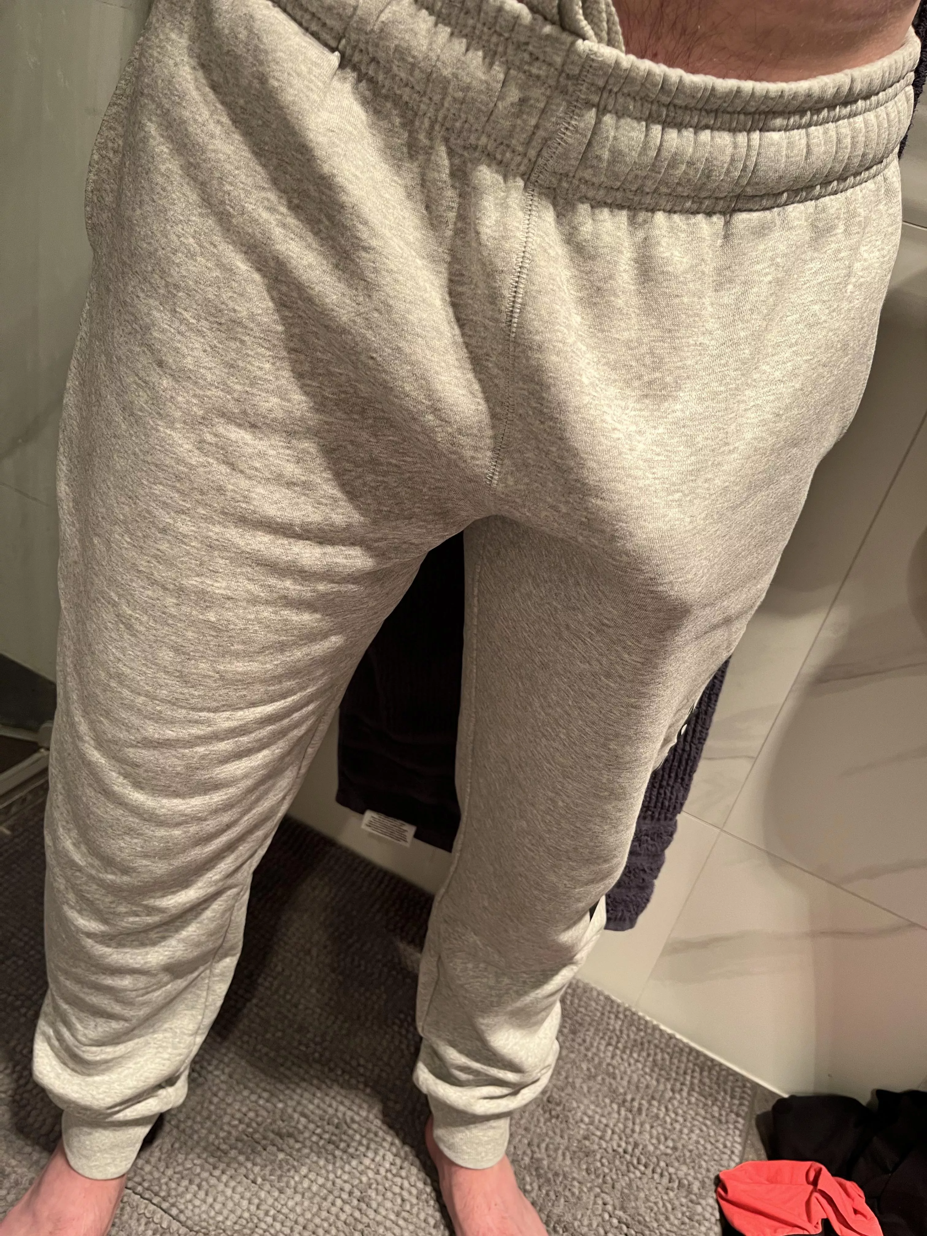 Grey sweatpants