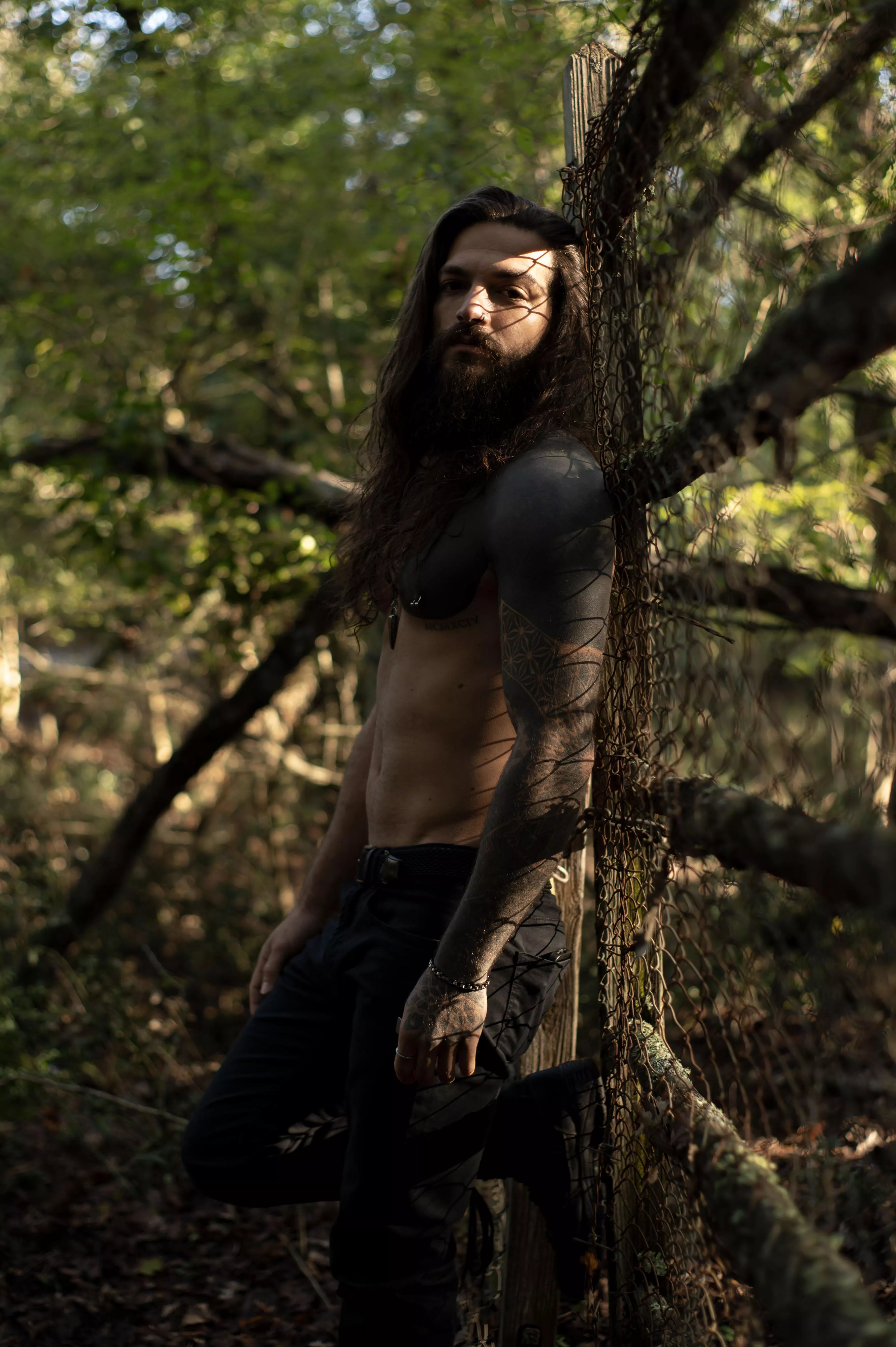 hello everyone, here's another long hair and bearded ☺️🙃