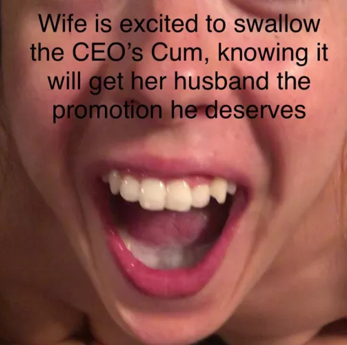 Helping her Husband get a Promotion