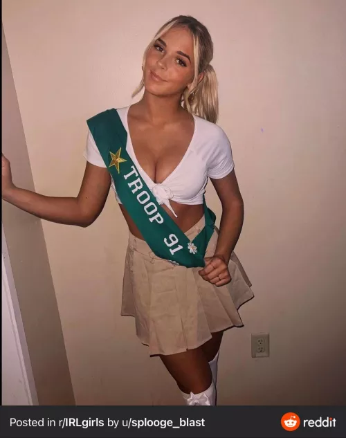 I always did buy the cookies. I would have bought the company for her.