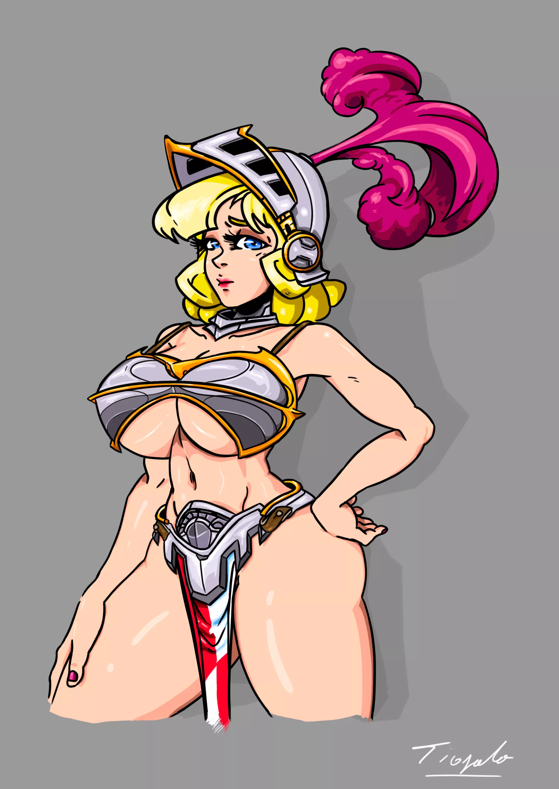 I drew my fav Mercy Skin!