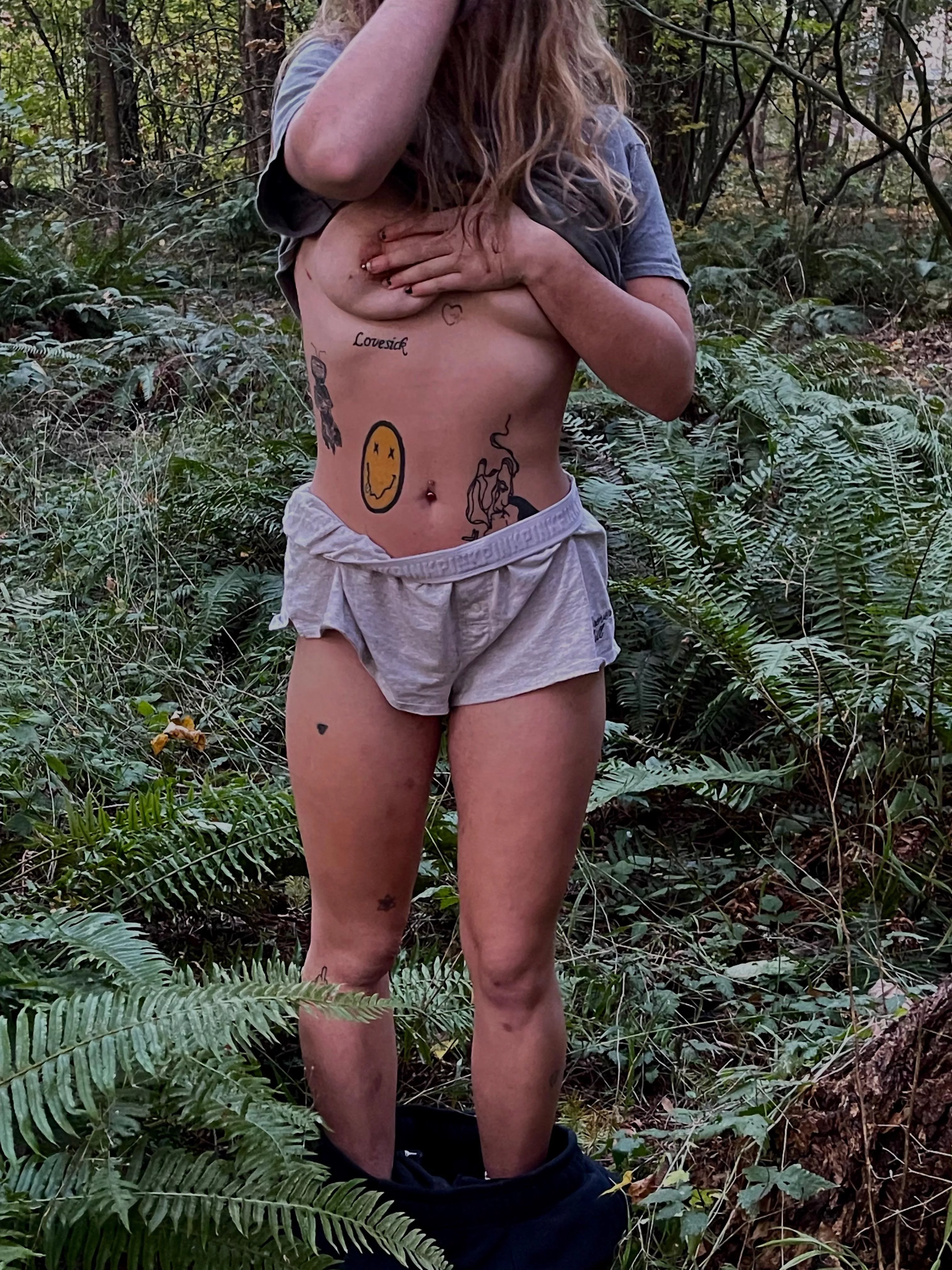 I want to treat you a lesson in the forest baby (;