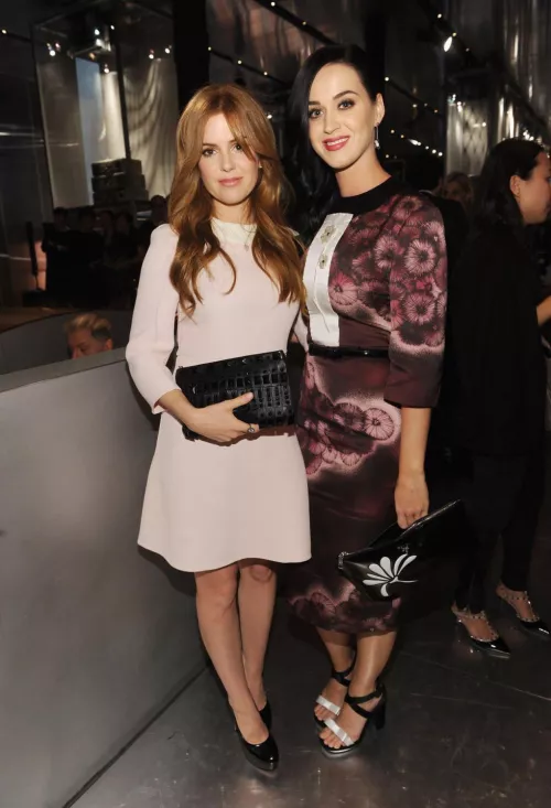 Isla Fisher and Katy Perry