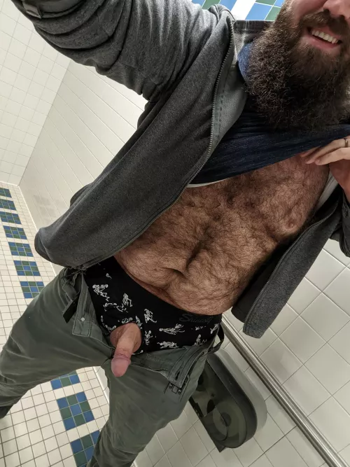 It is cold today, good thing I have all this hair to keep me warm. 😁