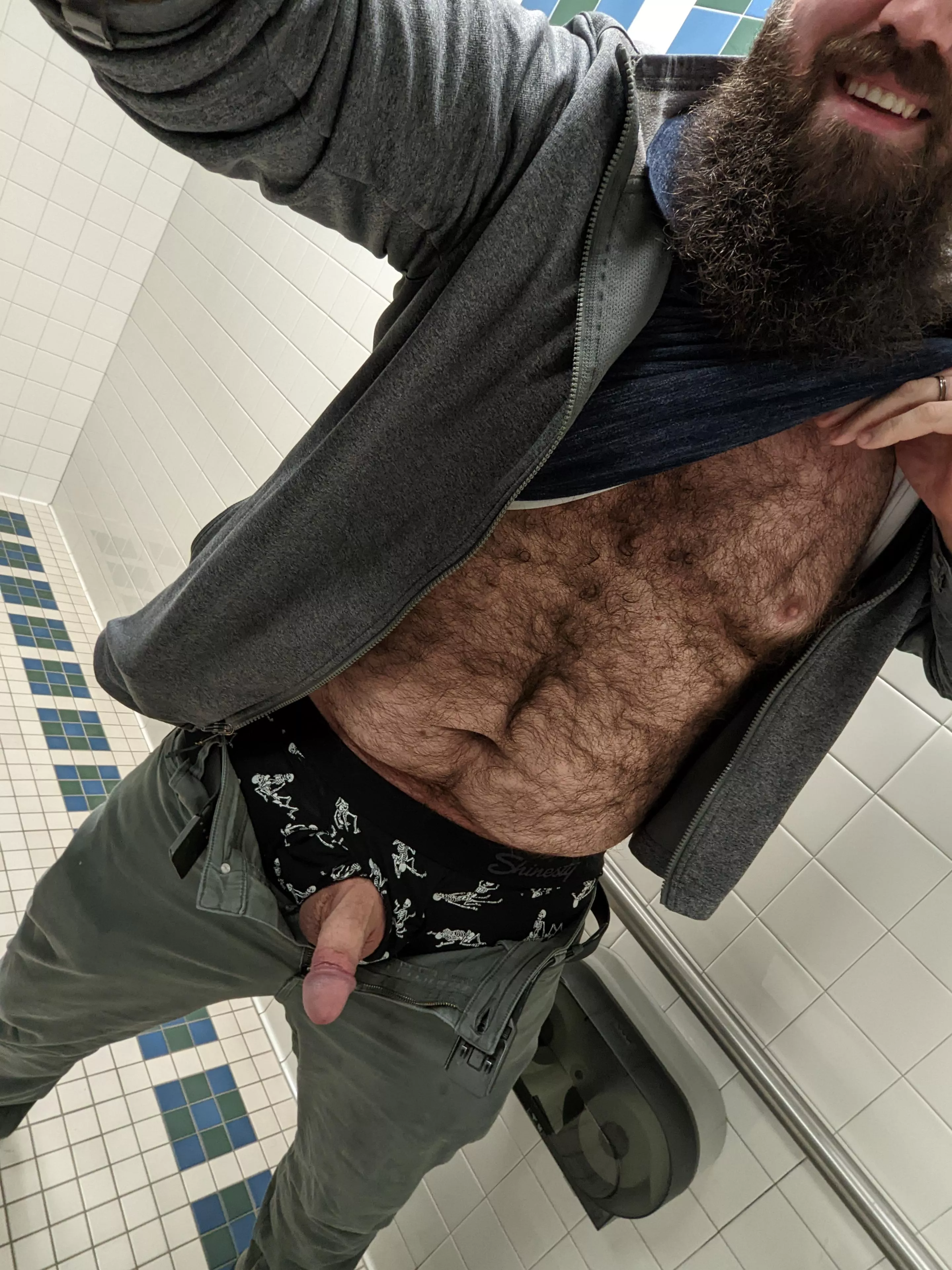 It is cold today, good thing I have all this hair to keep me warm. 😁