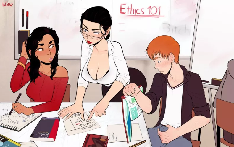 It’s ethical to want to fuck your teacher, right?