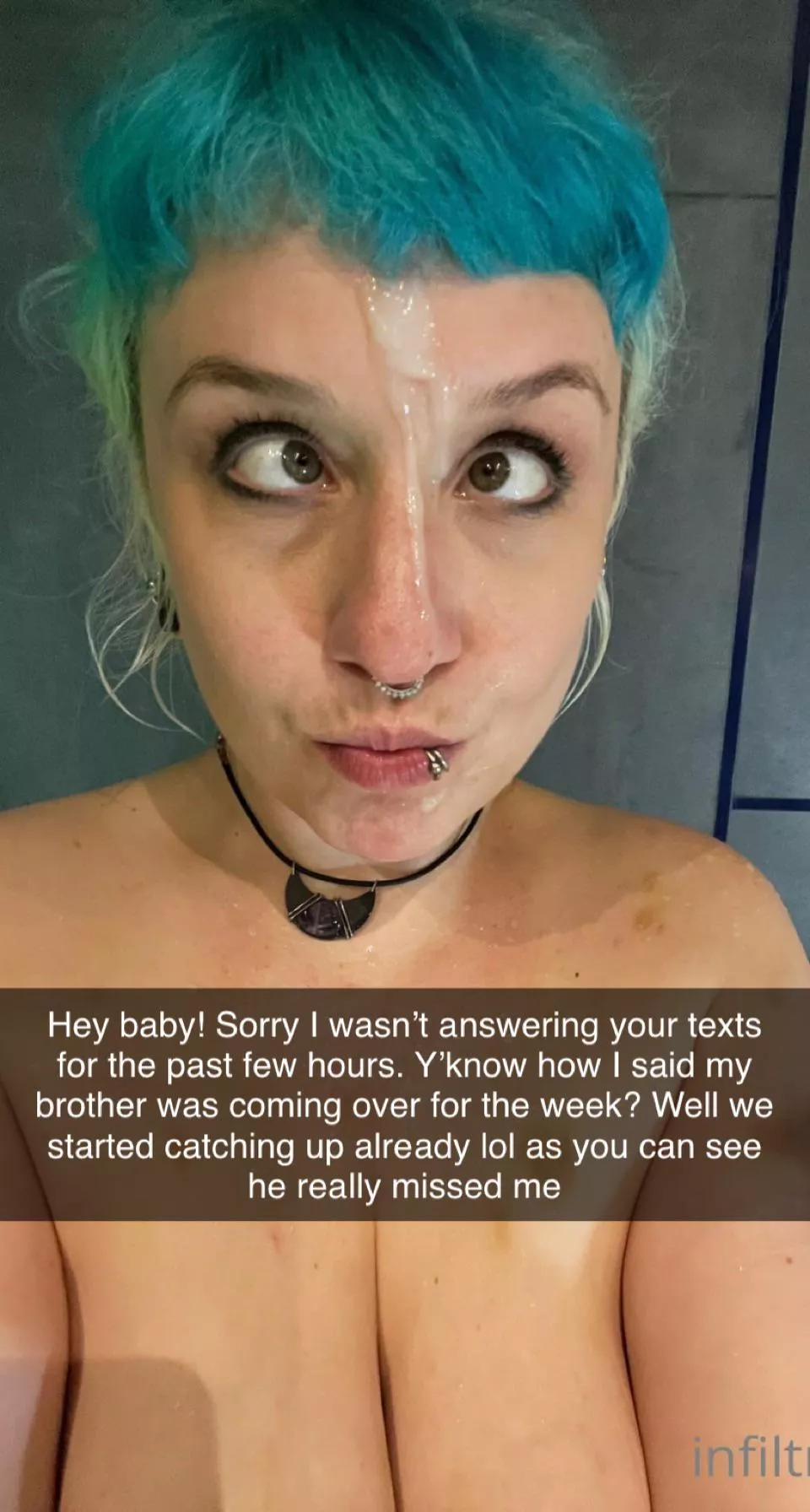 It’s gonna be a long week of cucking your sister’s boyfriend.