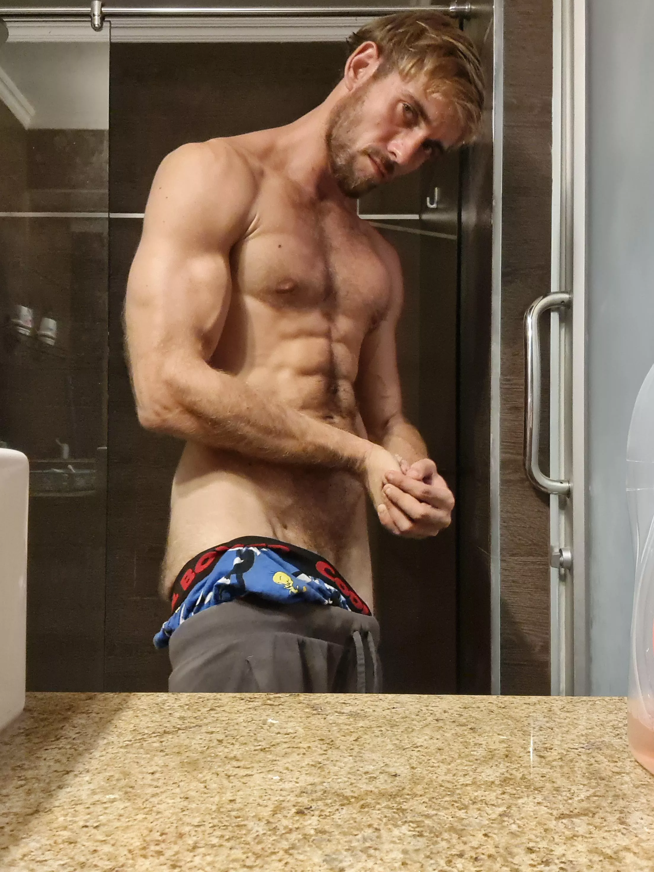 Just a guy with a cool boxer