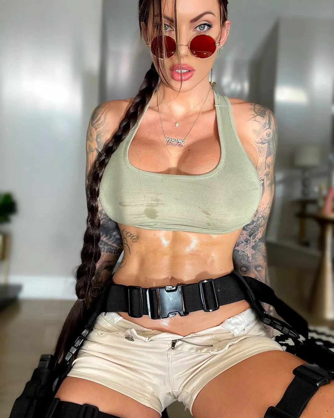 Lara Croft by Viking Barbie (@viking.barbie)