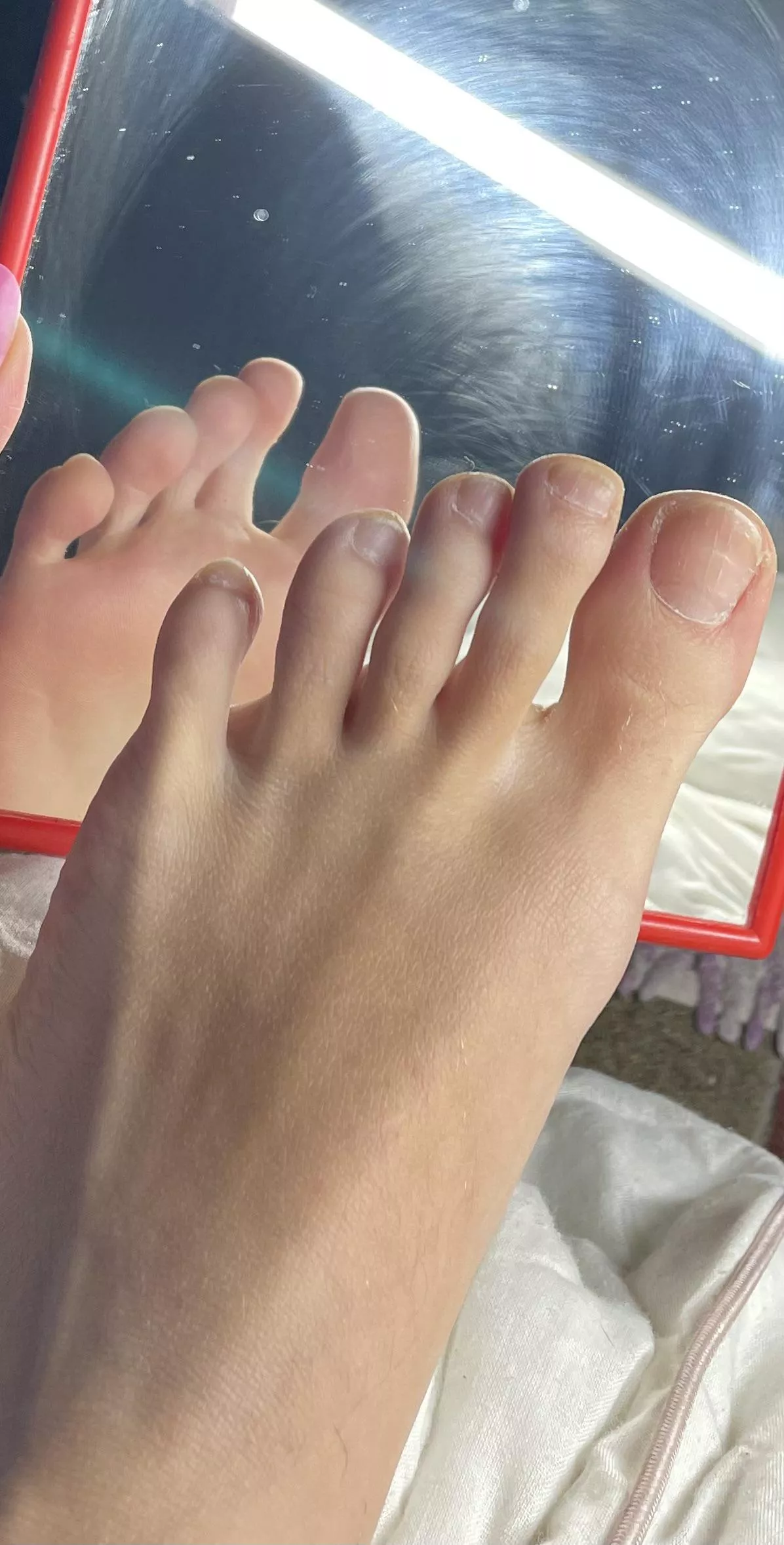 Let's start the pedicure..!!