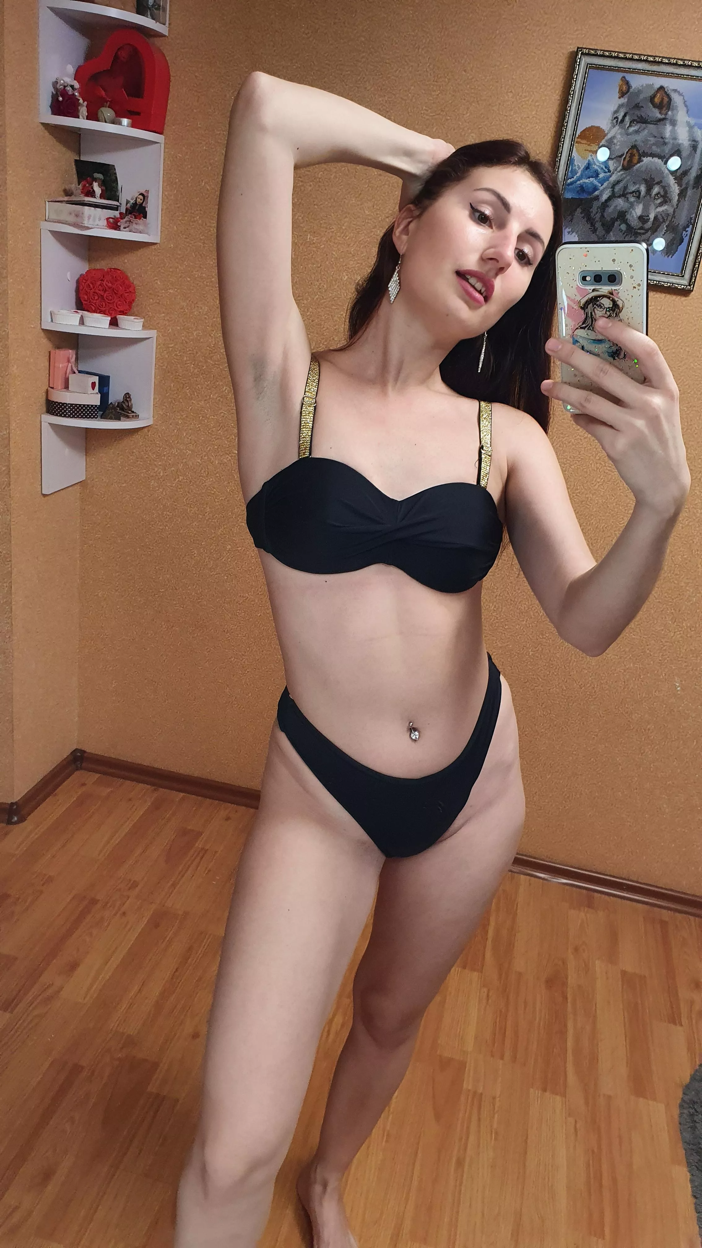 Lick me all over my belly