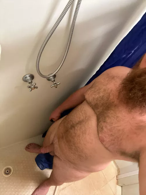 Long night at work daddy needs help in the shower
