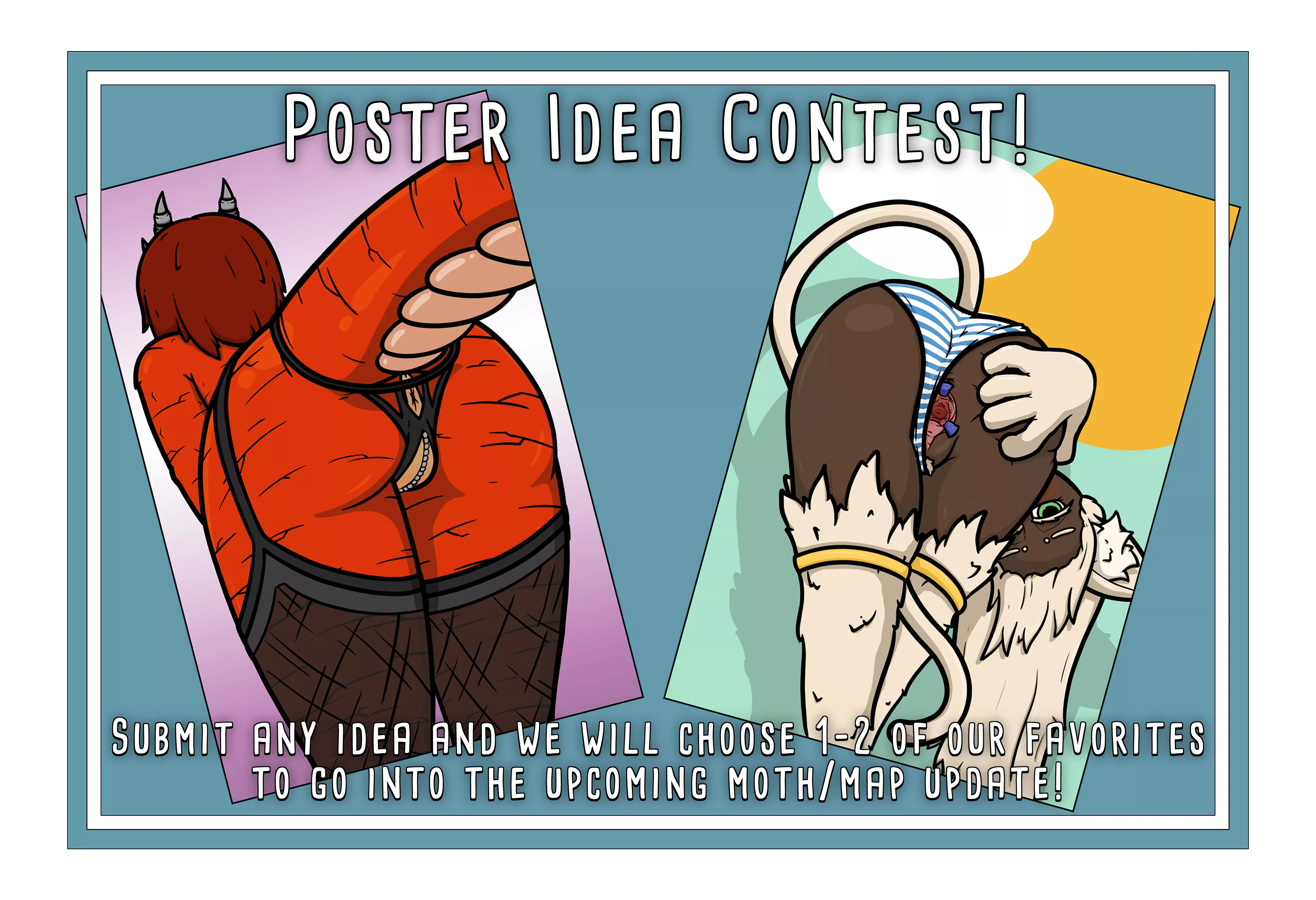 Monster Girl Hunt - In game poster idea contest, check comments for details