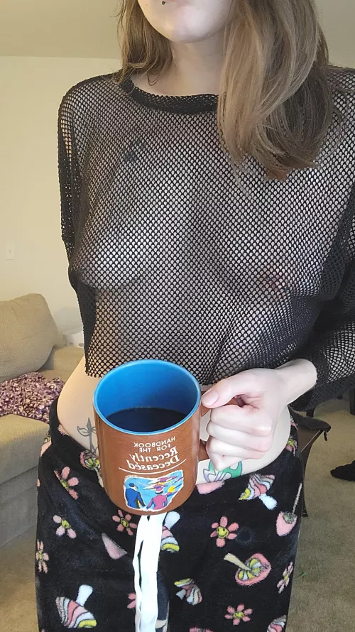 My afternoon cup is looking a little low, who's gonna fill it up?