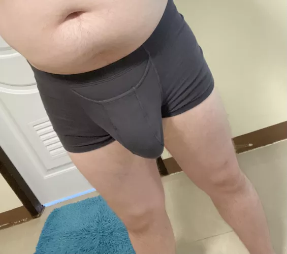 My sport underwear helps to hold it in right place so it doesn't get in between my legs