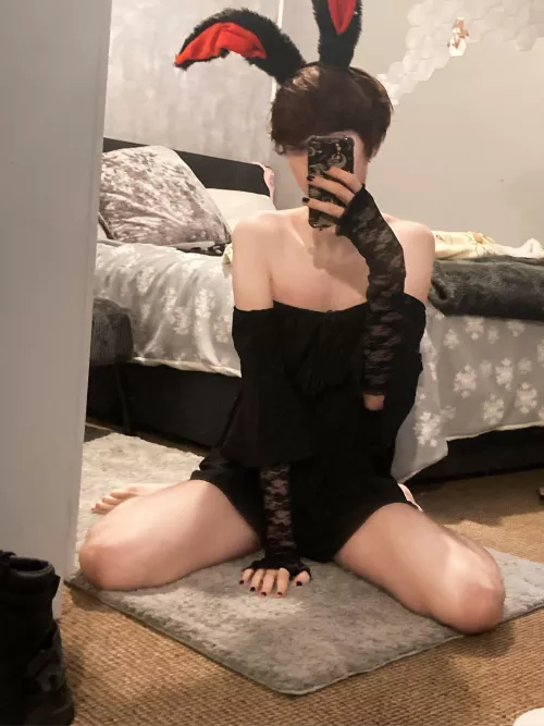 Night night, maybe you’ll see a bunny boy in your dreams…